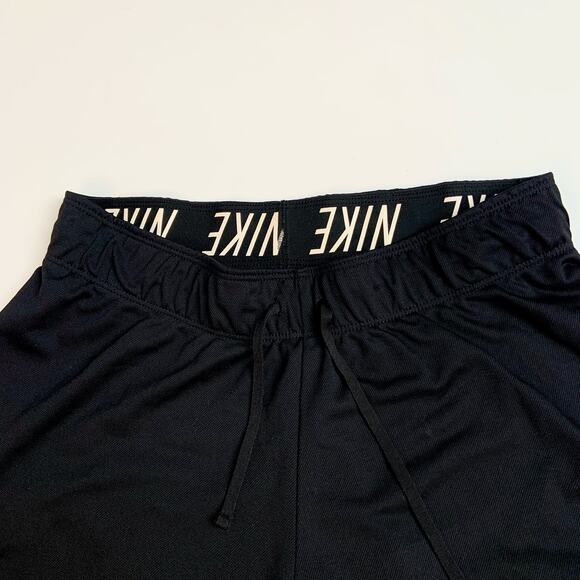 Nike DRI-Fit Black Athletic Mid Rise Drawstrings Training Shorts Women's size XS - Picture 5 of 9